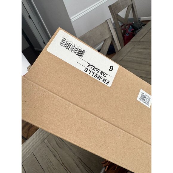 FREEBIRD by Steven Belle Fringe Ankle Boots Booties Tan Suede Leather Western 6 - Picture 7 of 7